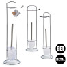METAL BRUSH ROLLHOLDER SMALL SILVER