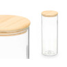 BARATTOLO ROTONDO BOROSILICATO TAPPO BAMBU 1,8L