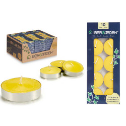 SET 10 CANDELE TEA LIGHT CITRONELLA