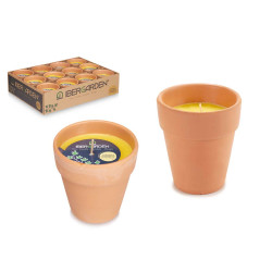 CANDELA BICCHIERE TERRACOTTA CITRONELLA