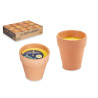 CITRONELLA CANDLE MUD POT