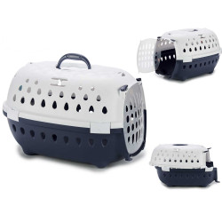 PLASTIC PET TRANSPORTER CHIC DARK BLUE