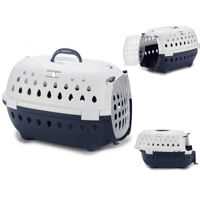 PLASTIC PET TRANSPORTER CHIC DARK BLUE