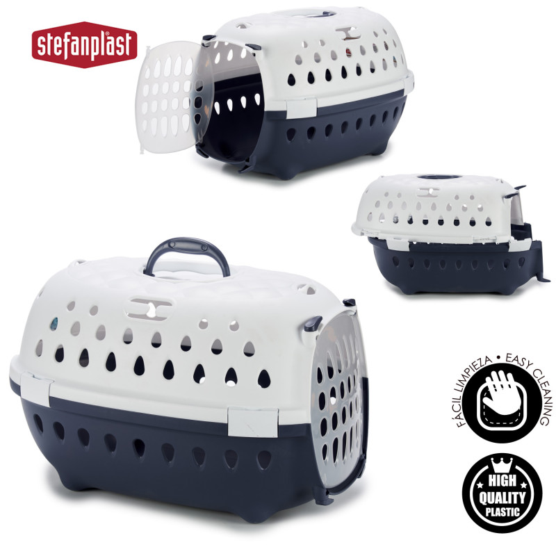 PLASTIC PET TRANSPORTER CHIC DARK BLUE