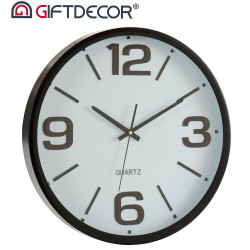 RELOGIO REDONDO 40CM LISO SORT BRANCO PR