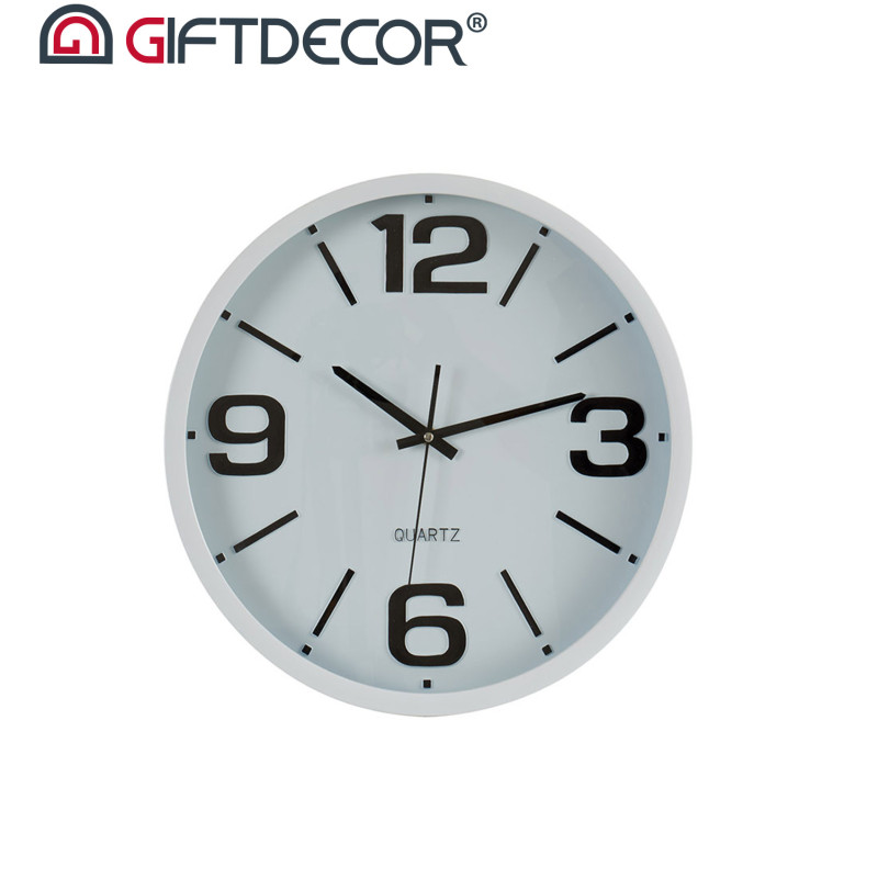 RELOGIO REDONDO 40CM LISO SORT BRANCO PR