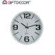 RELOJ REDONDO 40CM LISO SURT BLANCO NEGR