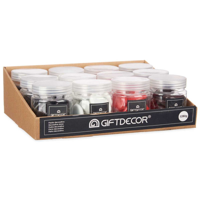 BOITE 280 GR PIERRES FLEUVE ASSORT 4 COU