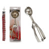 CUCHARA BOLA HELADO METAL 6X22,5CM