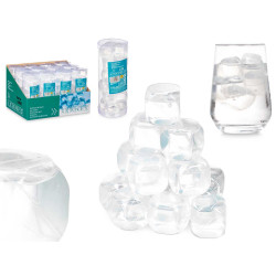 SET 18 TRANSPARENT ICE CUBES