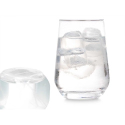 SET 18 TRANSPARENT ICE CUBES