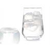 SET 18 TRANSPARENT ICE CUBES