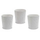 MACETA CERAMICA BLANCA SURT 4 DISEÑOS