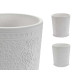 POT CERAMIQUE BLANC SET. 4 DESIGNS