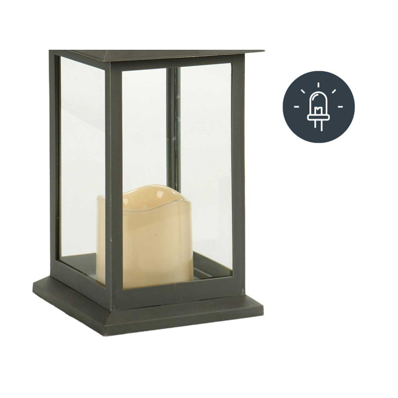 BIG LED PLASTIC LANTERN MIX 2 COL