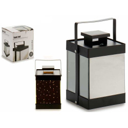 FAROL METAL NEGRO 10 LEDS ESPEJO PEQ