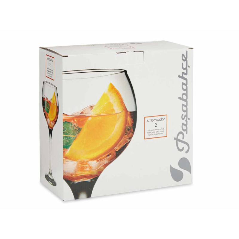 SET 2 BICCHIERI COCKTAIL PLUS 790ML AMBA