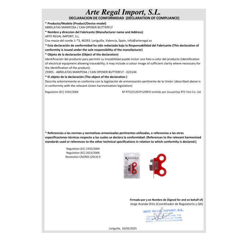 APRISCATOLE FARFALLA