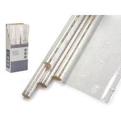 BIOFIOR 70X500CM TRASPARENTE BIANCO SURT