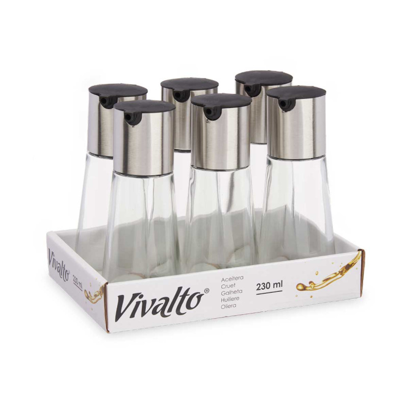 ACEITERA TRANSPARENTE ANTIGOTEO CON TAP