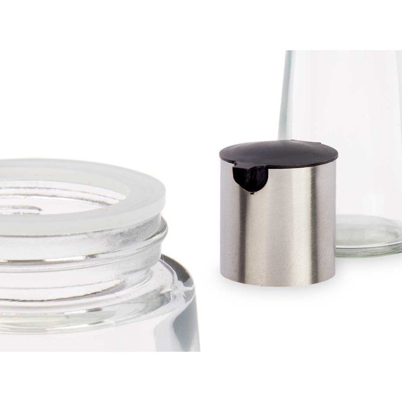 ACEITERA TRANSPARENTE ANTIGOTEO CON TAP