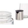GALHETA VINAGRE TRANSPARENTE COM TAMPA M