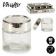 POT ROND VERRE TRANSPARENT COURVERCLE CO