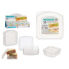 PORTA MERENDA PLASTICO TRANSPARENTE SORT 410ML