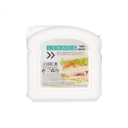 PORTA MERENDA PLASTICO TRANSPARENTE SORT 410ML
