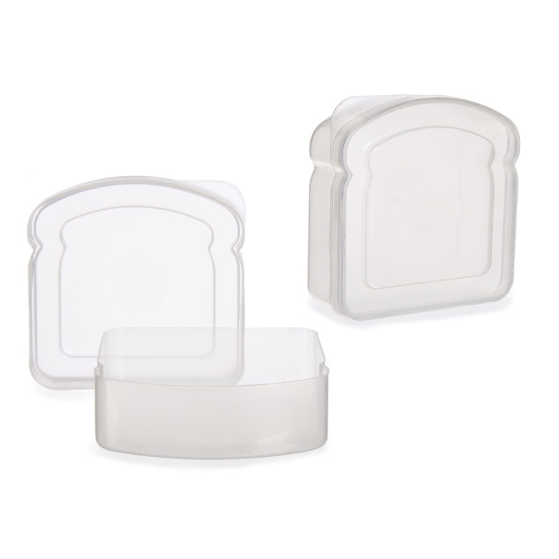 PORTA MERENDA PLASTICO TRANSPARENTE SORT 410ML