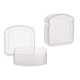 PORTA MERENDA PLASTICO TRANSPARENTE SORT 410ML