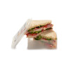 PORTASANDWICH PLASTICO TRANSPARENTE SURT 410ML