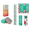 ROLLO PAPEL REGALO 70X200 BOLAS NAVIDAD