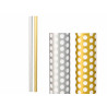 GIFT WRAPPING PAPER ROLL 70X200 DOTS SILVER GOLD