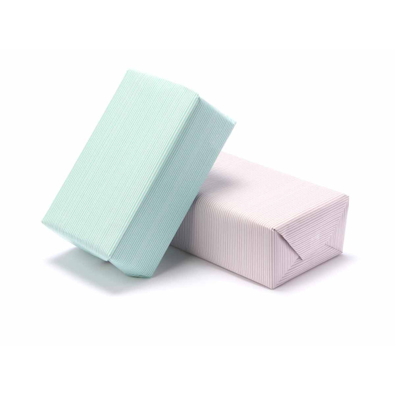 ROLO PAPEL PRESENTE 70X200 RISCAS ROSA E MENTA
