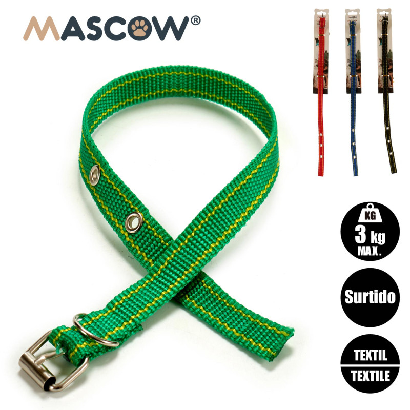 COLLIER MASCOTE NAYLON RIVETS MINI S4 C
