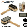 BROSSE DOUBLE MASCOTE ROULEAU MANCHE BOI