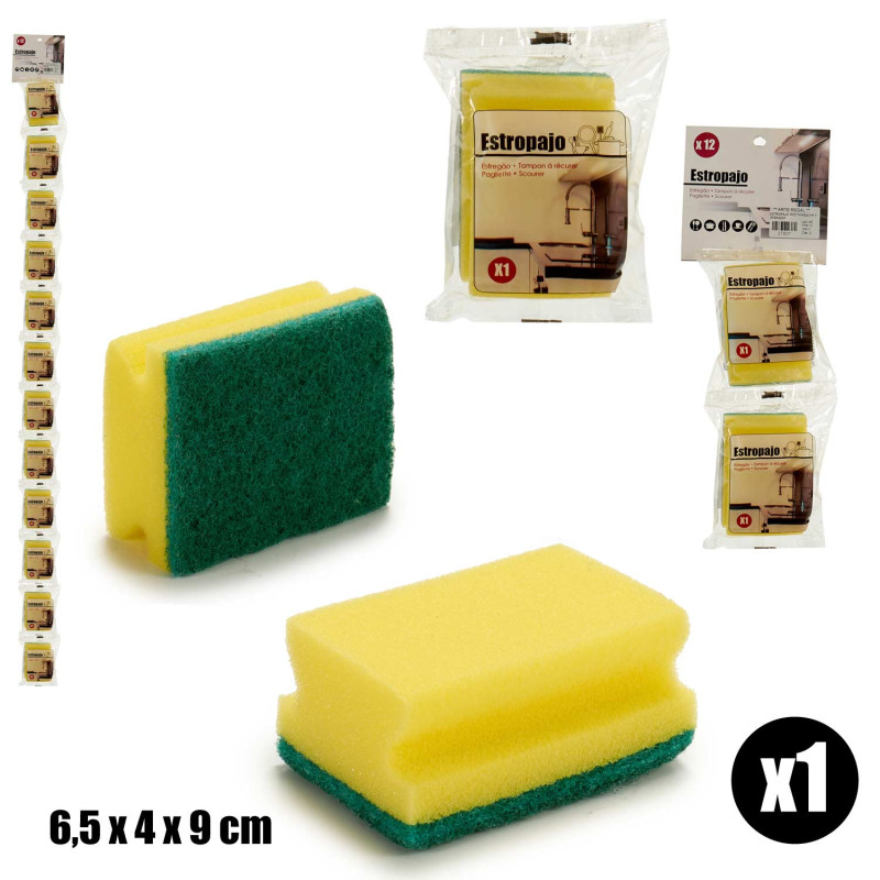 ESTROPAJO RECTANGULAR 6,5X9X4CM