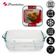 VASSOIO QUADRATO PER FORNO 1950ML BORCAM