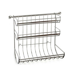 SUPPORT PAPIER WC TRIPLE CHROME