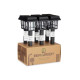 BALISE SOLAIRE PLASTIQUE CARRE NOIR