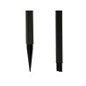 SOLAR GARDEN LIGHT PLASTIC SQUARE BLACK