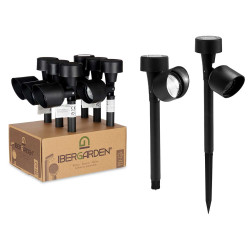 BALISE SOLAIRE PLASTIQUE ARTICULEE NOIR