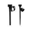 BALISE SOLAIRE PLASTIQUE ARTICULEE NOIR