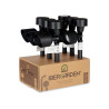 BALISE SOLAIRE PLASTIQUE ARTICULEE NOIR
