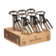 BALISE SOLAIRE ACIER ARTICULEE NOIR