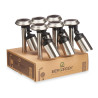 BALISE SOLAIRE ACIER ARTICULEE NOIR