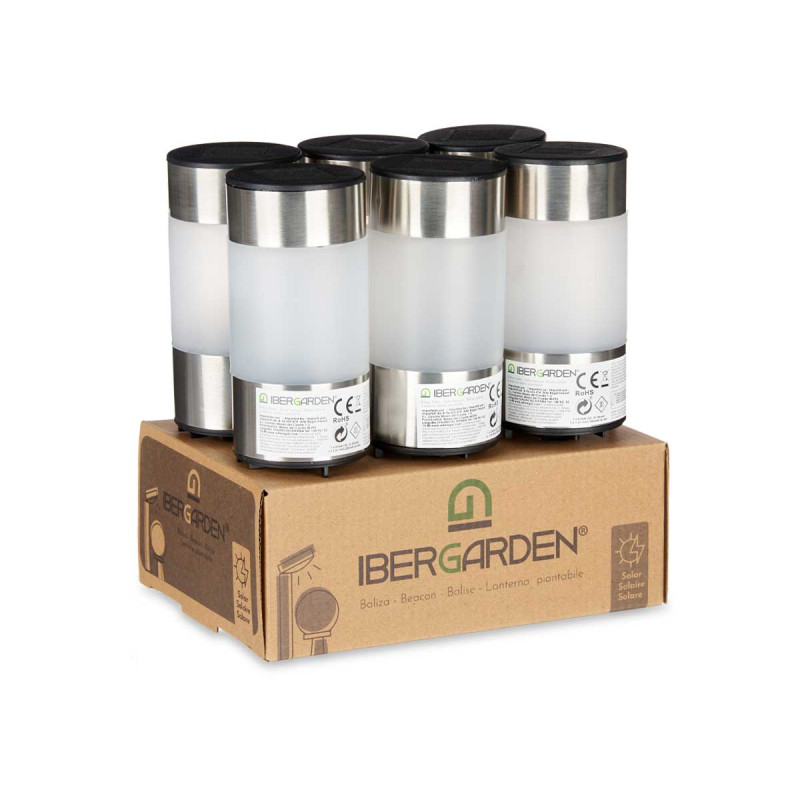 BALISE SOLAIRE ACIER BASSE