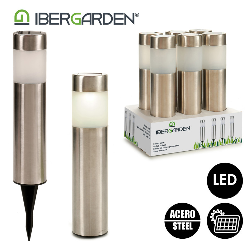 BALISE SOLAIRE ACIER HAUT