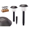 PLASTIC SOLAR LIGHT BLACK HIGH